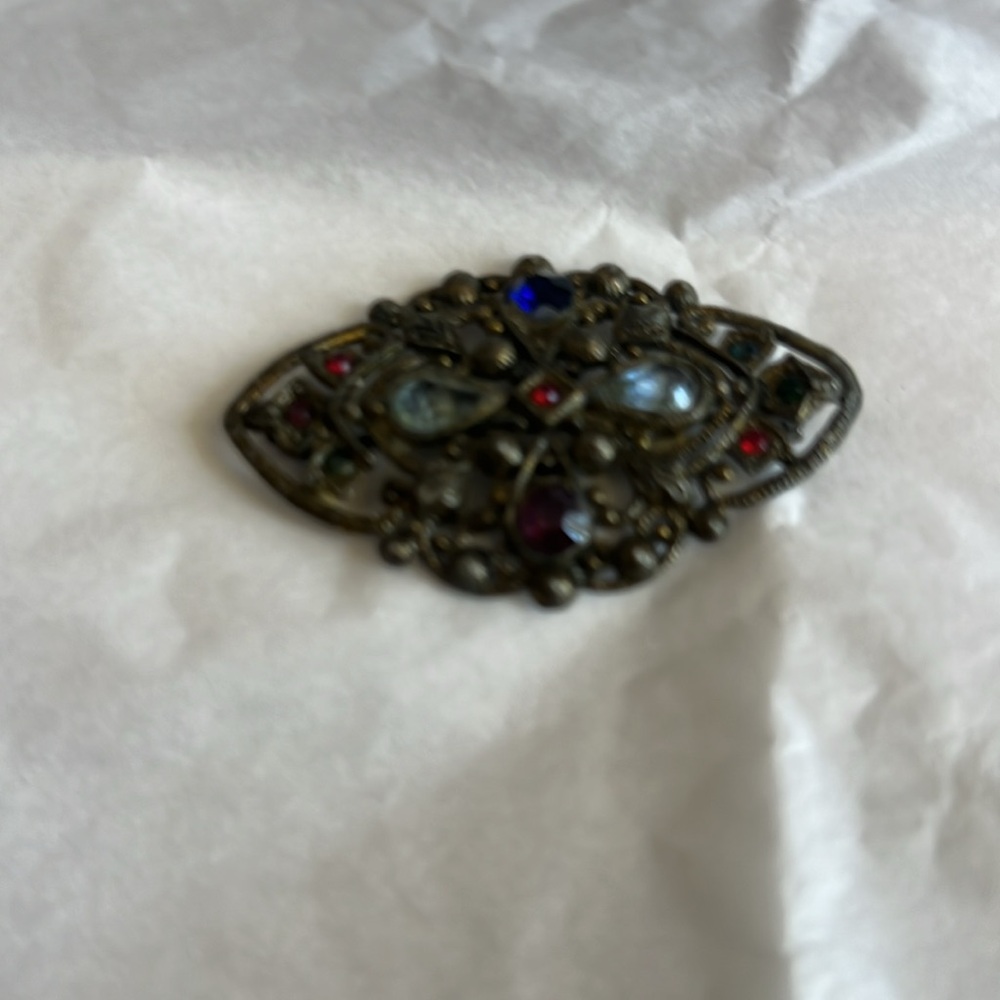 Vintage Rhinestone Brooch - Picture 9 of 9